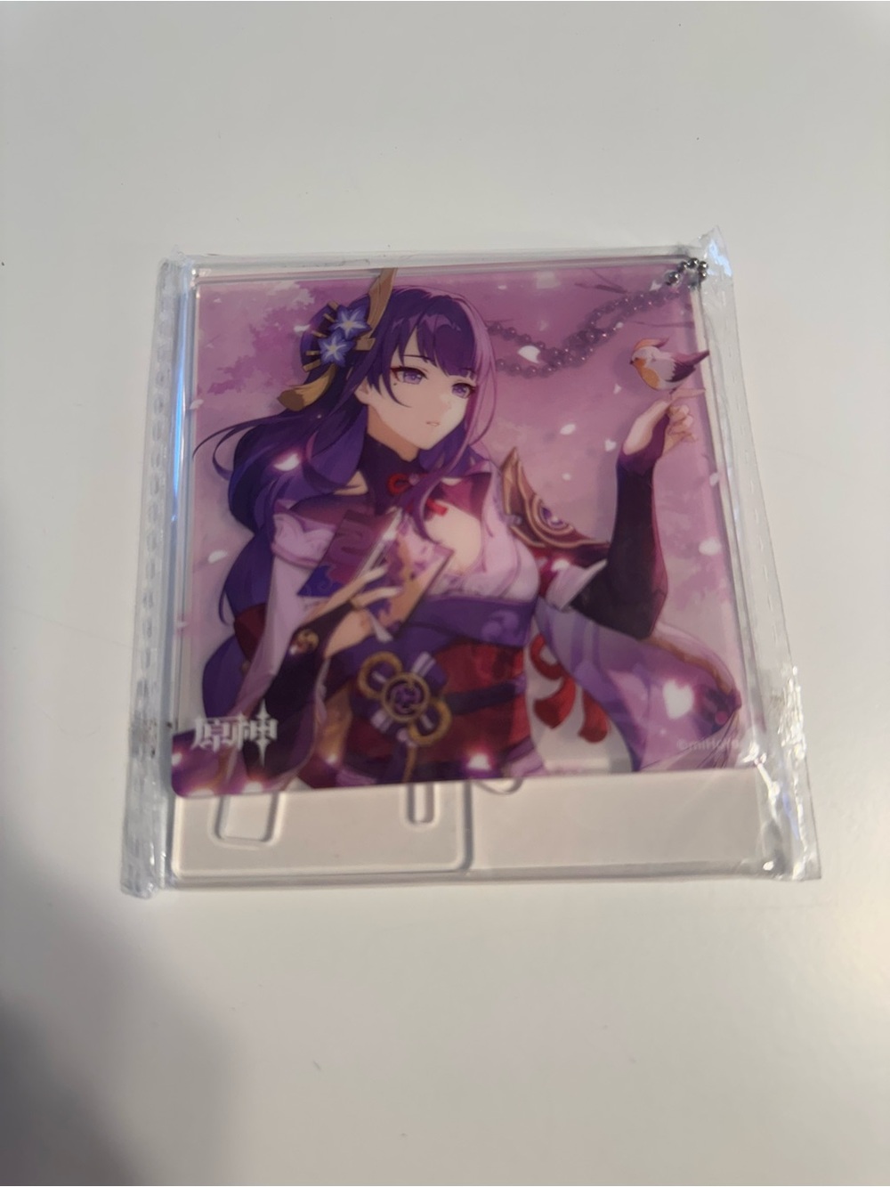 Genshin Impact Acrylic Stand - Purple Illustration